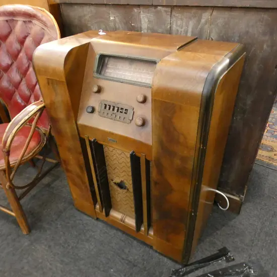 DECO CONSOLE RADIO W.710mm  ex Highwic House the vendor is great great grandson of the first owner of Highwic