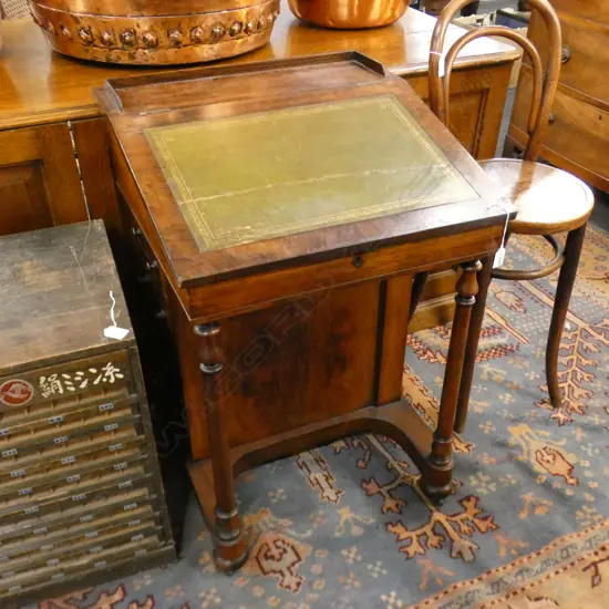 WILLIAM IV ROSEWOOD DAVENPORT 560x570x820mm