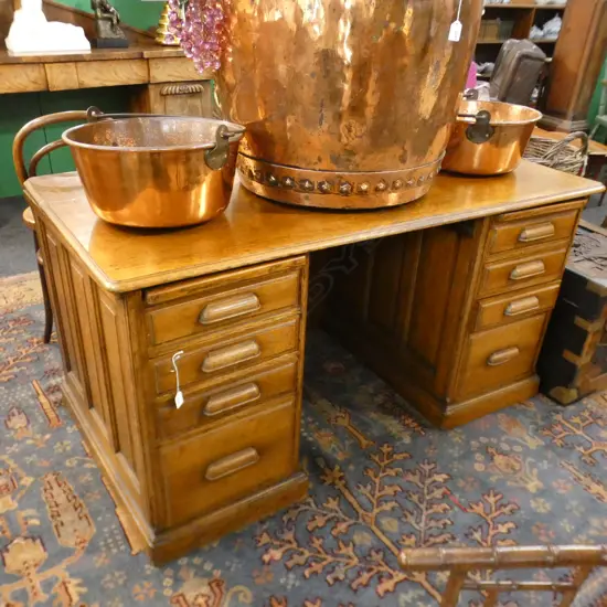 DOUBLE PEDESTAL DESK 1520x800x780mm