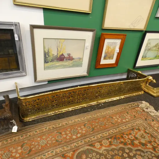 BRASS FIRE FENDER L 1230 MM