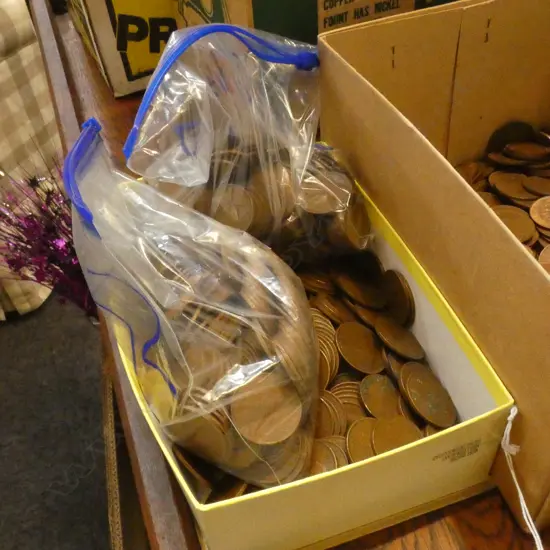 5.4 KG NZ COPPER PENNIES; 1940 - 1942