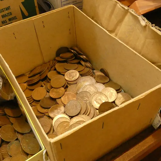 4.7 KG NZ COPPER PENNIES; POST 1947