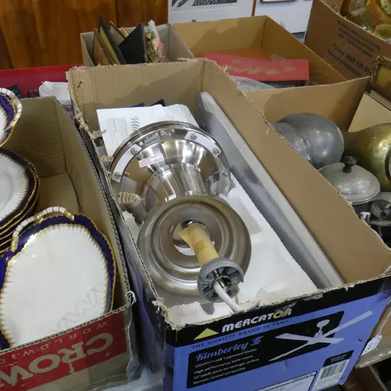 BOX LOT MERCATOR 'KIMBERLEY II' CEILING FAN 