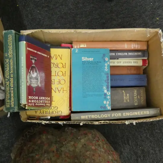 BOX OLD REFERENCE BOOKS 