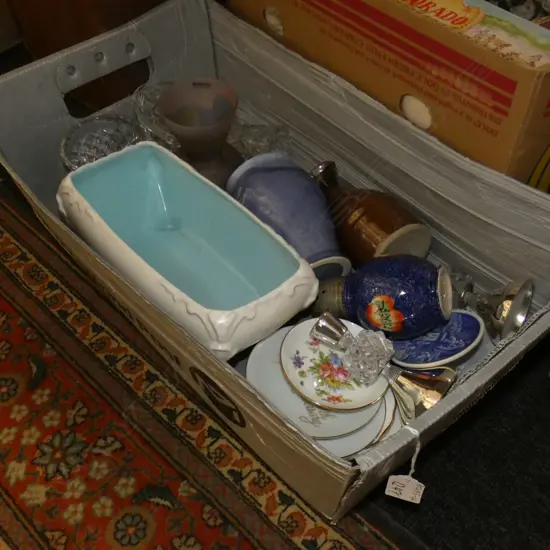 BOX ASST CHINA / GLASS / CRYSTAL ETC..