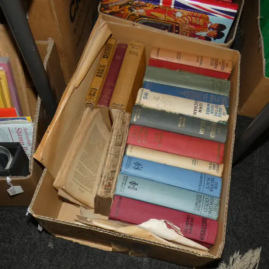 BOX LOT VINTAGE BOOKS EX. HIGHWIC HOUSE