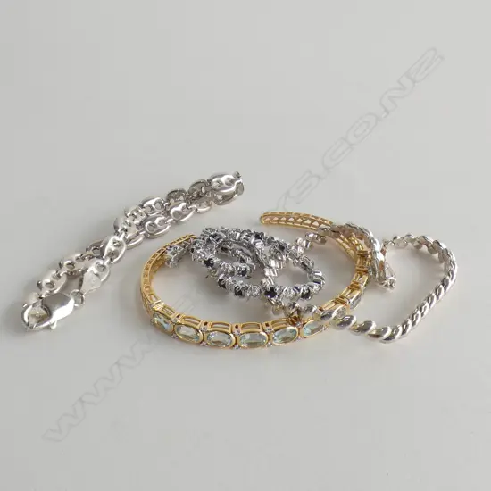 4 STG BRACELETS 42 GRAMS 