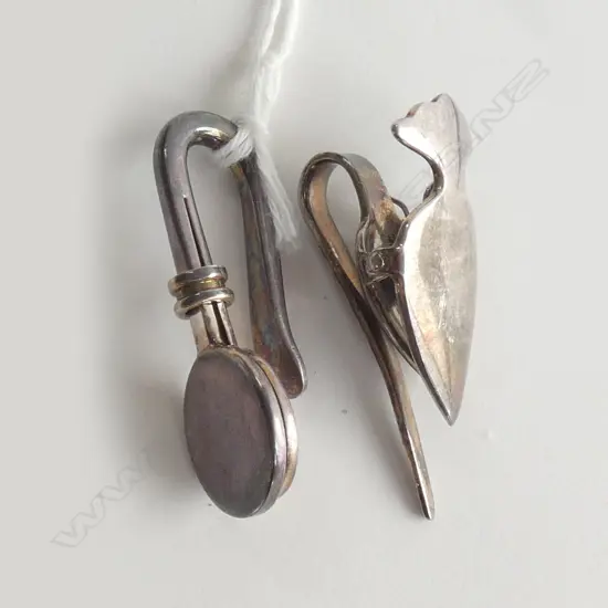 2 SILVER HALLMARKED NAPKIN HOLDERS