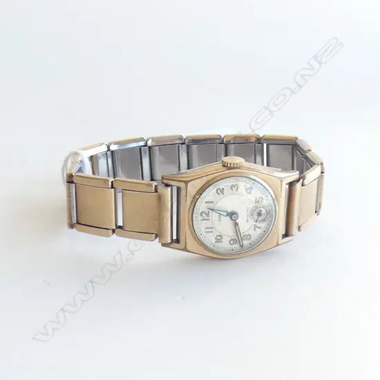 1940'S BUREN 3/4 SIZE GENTS G/PLATED WRISTWATCH