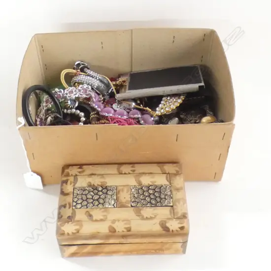 BOX ASST. COSTUME JEWELLERY
