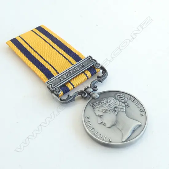 REPLICA SOUTH AFRICA MEDAL w 1877-8-9 CLASP