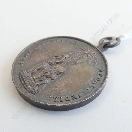 BRITISH COLONIAL INDIAN ARMY TEMPERANCE MEDAL, 1897