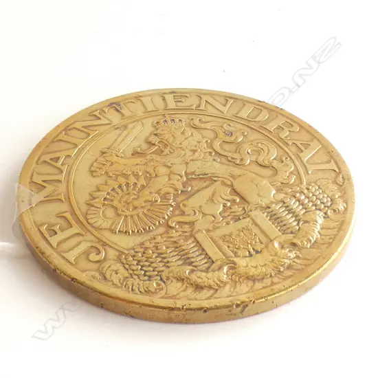 BRONZE TOKEN  IN SUPPORT OF BELGIUM IN WWI