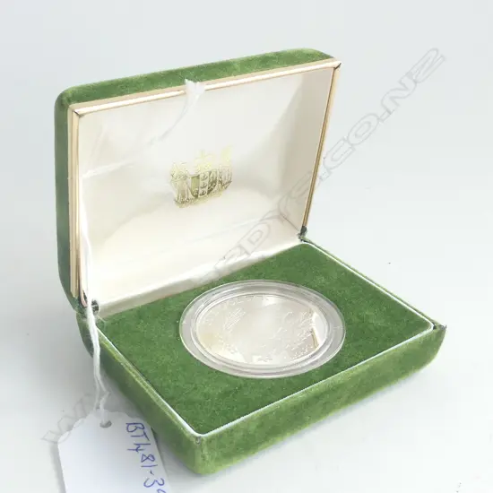 NZ 1986 PROOF SILVER DOLLAR COIN