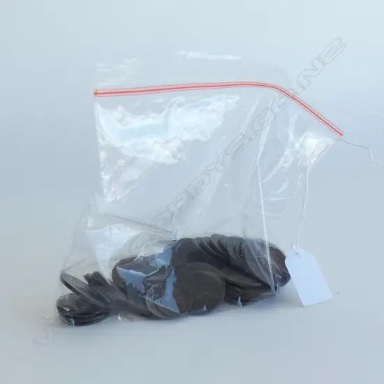 BAG OF ASST. ANTIQUE COINS; LATE 18thC ONWARDS