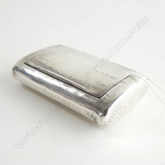 GEORGIAN STG SILVER SNUFF BOX LONDON 1803 
