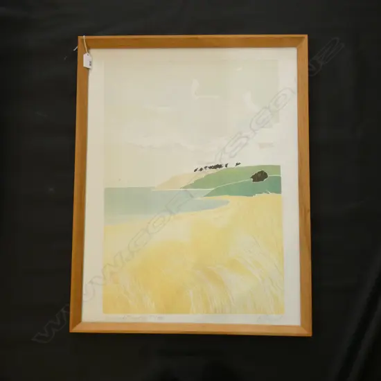 SIGNED ETCHING 'SEALAND GRASS III' 57/100 600x410mm