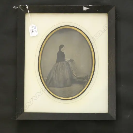FRAMED AMBROTYPE PHOTOGRAPH 210x150mm