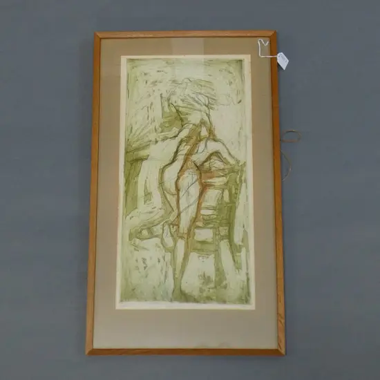 JULIANA JARVE ETCHING 'FIGURE I' LTD ED 1/3 500x250mm