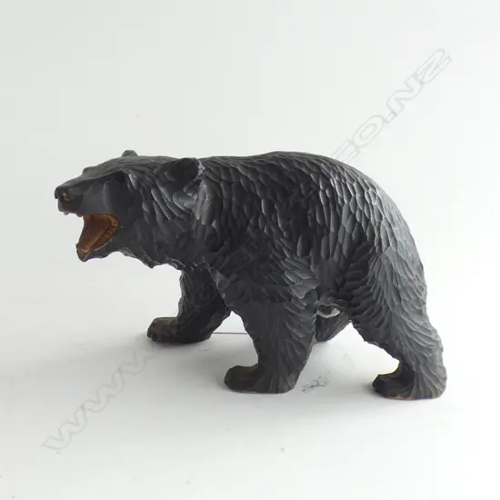 WOODEN HOKKAIDO AINU BEAR 