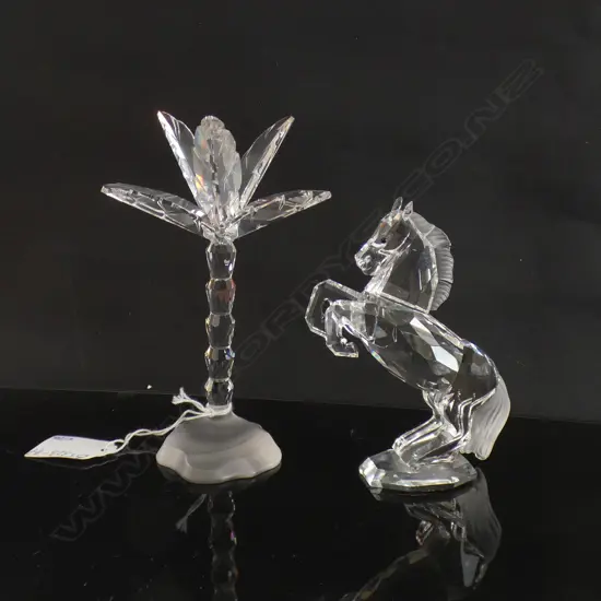 SWAROVSKI CRYSTAL PALM TREE H 140MM  IN ORIGINAL BOX WITH SLEEVE