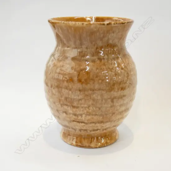 EARLY CROWN LYNN FRACTIOL NUMBER VASE. #13. H.145mm