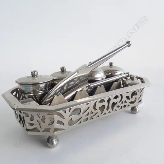 INDIAN PERENAKEN BETEL NUT CUTTER TRAY AND CONTAINERS L  200 MM