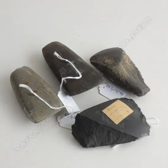 Y21426, Y21432, Y21435, Y21440; 4 TOKI (STONE ADZES)