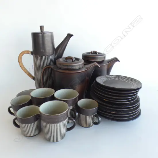 20 PCE DANISH COFFEE SET + PR FINNISH 'ARABIA' COFFEEPOTS...