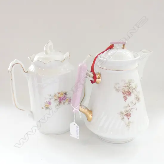 2 VINTAGE COFFEE POTS - ONE C1897-1903 BRC FIDELIO 