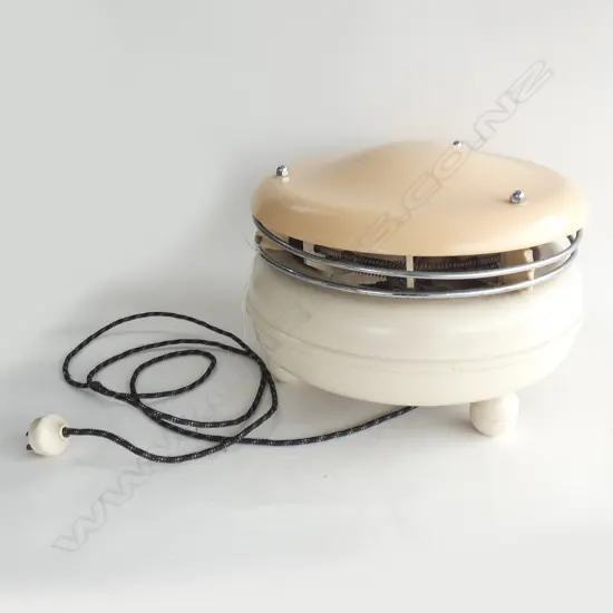 DECO KASYAIRE BAKELITE FAN HEATER - FLYING SAUCER STYLE DIA 400MM