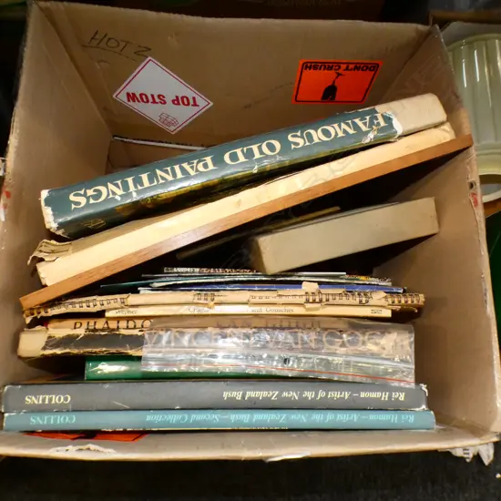 BOX LOT ASST. VINTAGE ART BOOKS