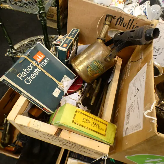 BOX LOT ASST. TOOLS...