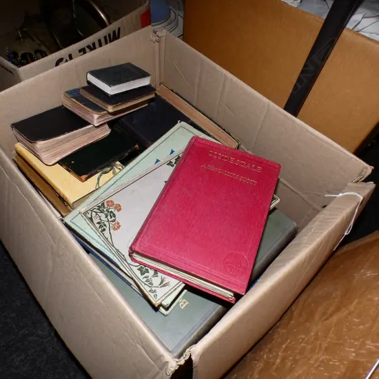 BOX LOT ASSORTED BOOKS