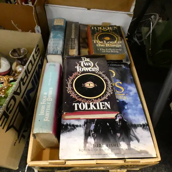 BOX LOT BOOKS; FANTASY INCL. TOLKIEN