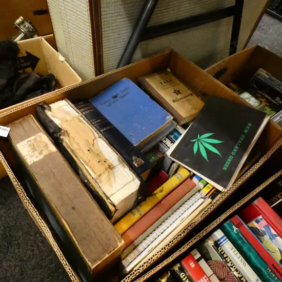 BOX LOT BOOKS; NZ HISTORY