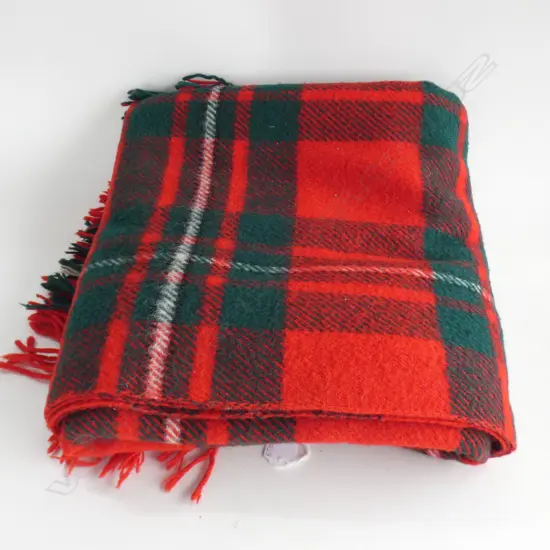 PURE WOOL MONTY TRAVEL RUG - MADE IN NZ - AUTHENTIC MCGREGOR TARTAN 