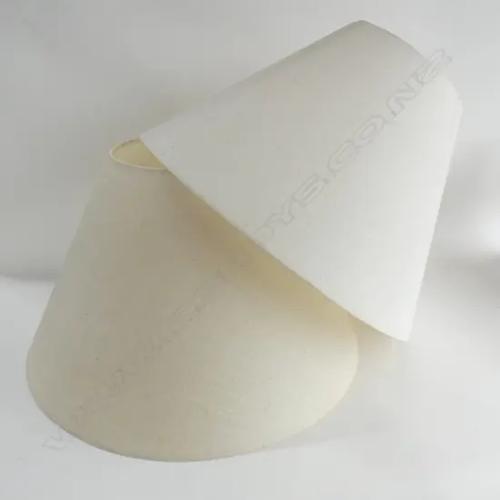 PR LG CREAM LAMP SHADES  335 X 490MM