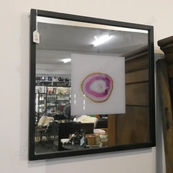 MIRROR w. PICTURE OF AGATE 420x420mm