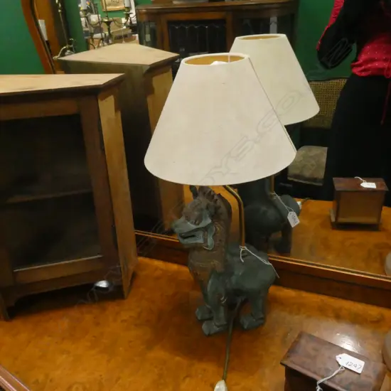 DRAGON DOG LAMP H.520mm