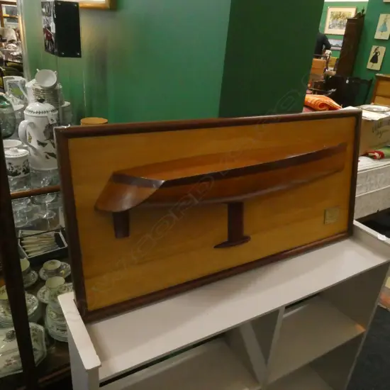 WOODEN HALF HULL MODEL 'OTTO' 420x920mm