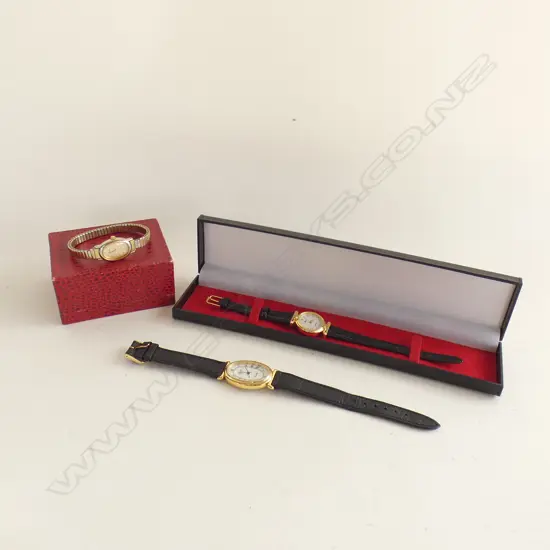 3 LADIES WATCHES; NOT GOING