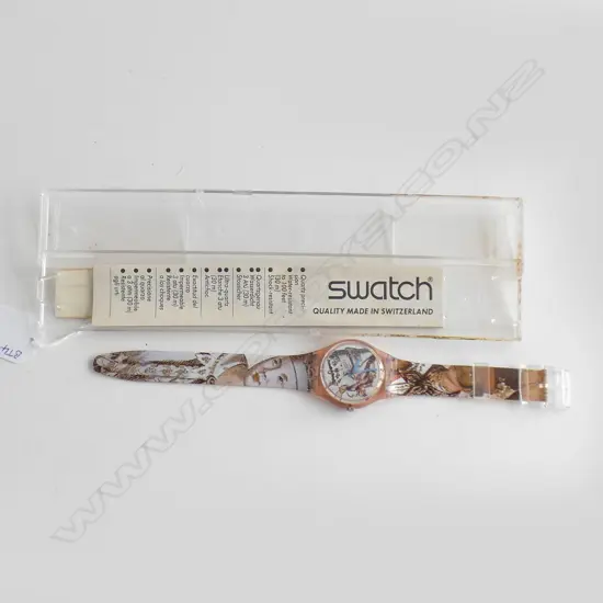 1993 SWATCH WATCH IN ORIGINAL PACKAGING 'MASQUERADE'