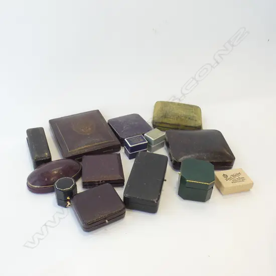 14 ASST. VINTAGE JEWELLERY BOXES 