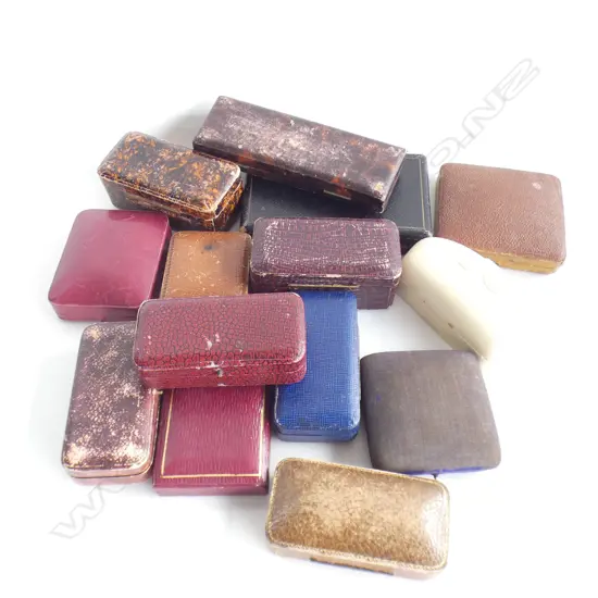 11 ASST. VINTAGE JEWELLERY BOXES 