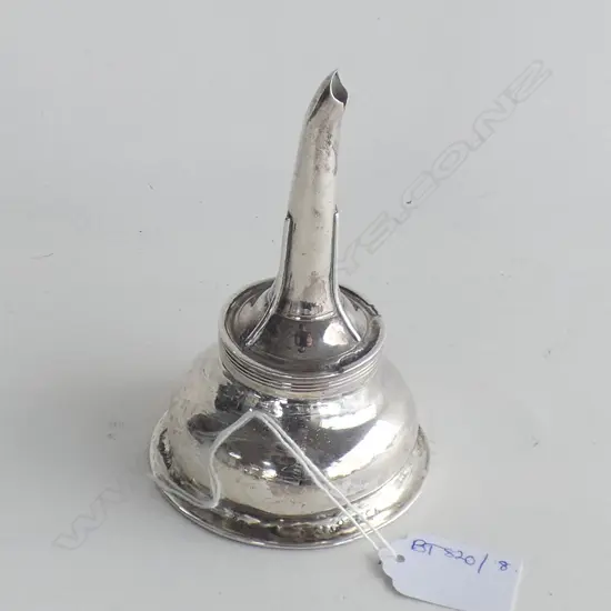 GEORGIAN STG SILVER WINE FILTER LONDON 1823 83 GRAMS 