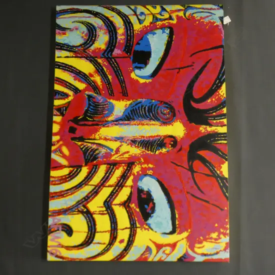 OIL ON CANVAS 'TEKTEKO 3' BY ANN WILLIAMS 610 x 910mm