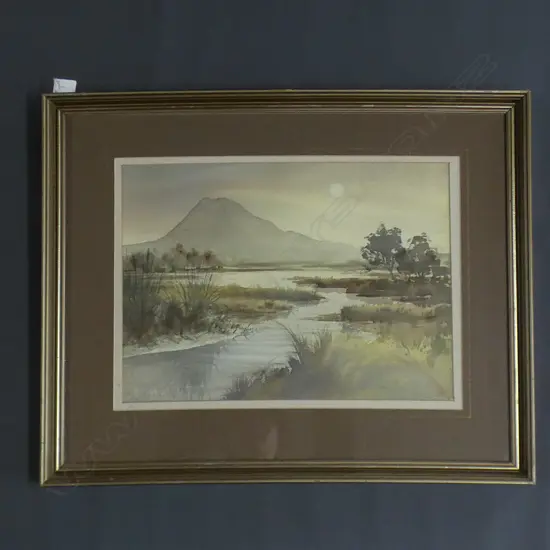 D. BLAIR 'BRAEMAR LAGOON, MT. EDGECUMBE B.O.P. 260x355mm