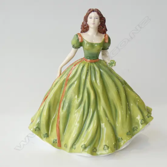 ROYAL DOULTON FIGURINE 'PRETTY LADIES, IRISH CHARM' SIGNED'  H225MM