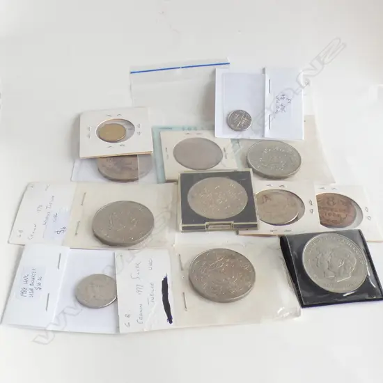 ASST VINTAGE WORLD COINS